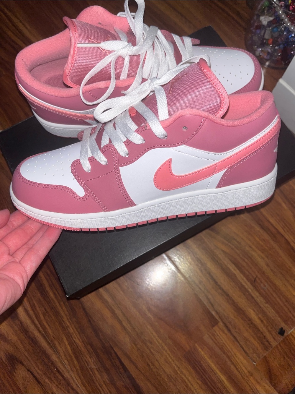 Air Jordan,1 Low  brand new in box fit women’s size 8 youth size 6.
